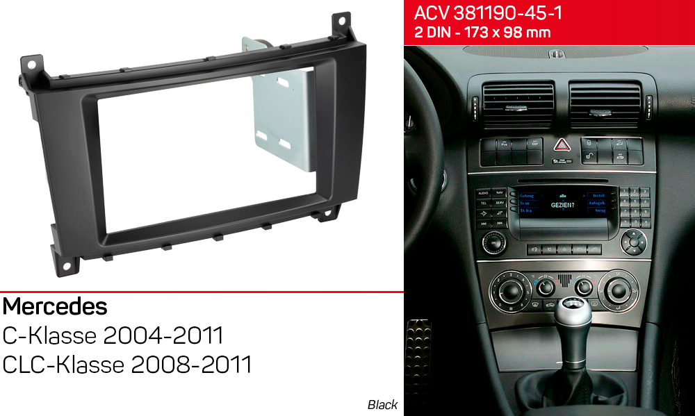 Переходная рамка Mercedes C-klasse, CLC-klasse ACV 381190-45-1