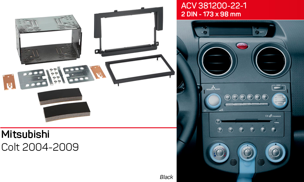 Переходная рамка Mitsubishi Colt ACV 381200-22-1