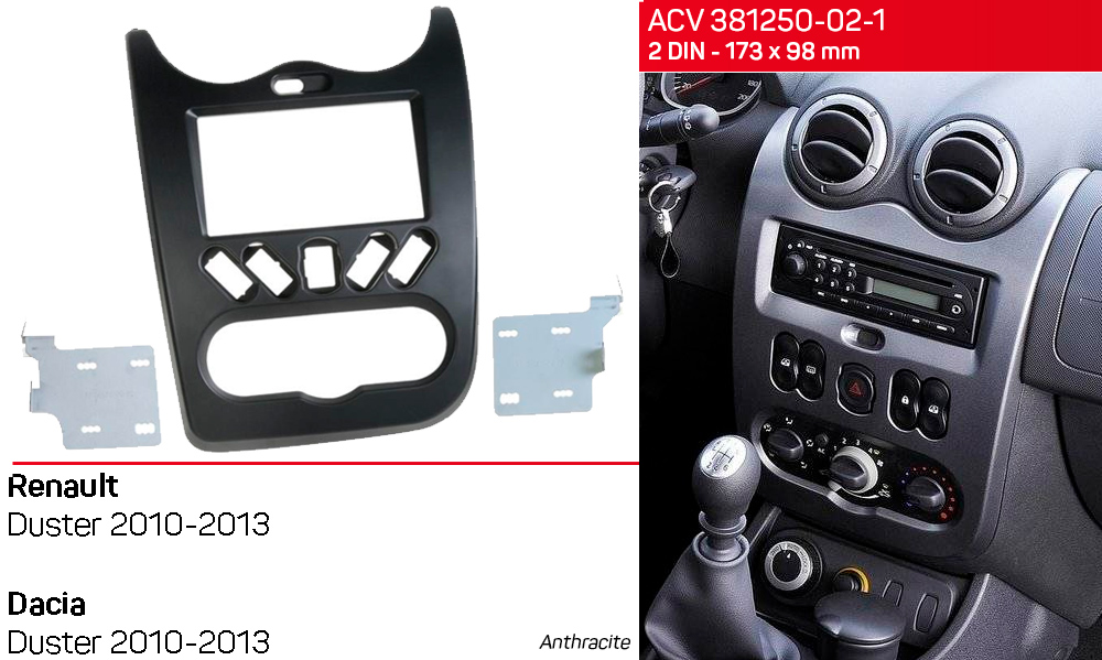 Переходная рамка Renault Duster ACV 381250-02-1