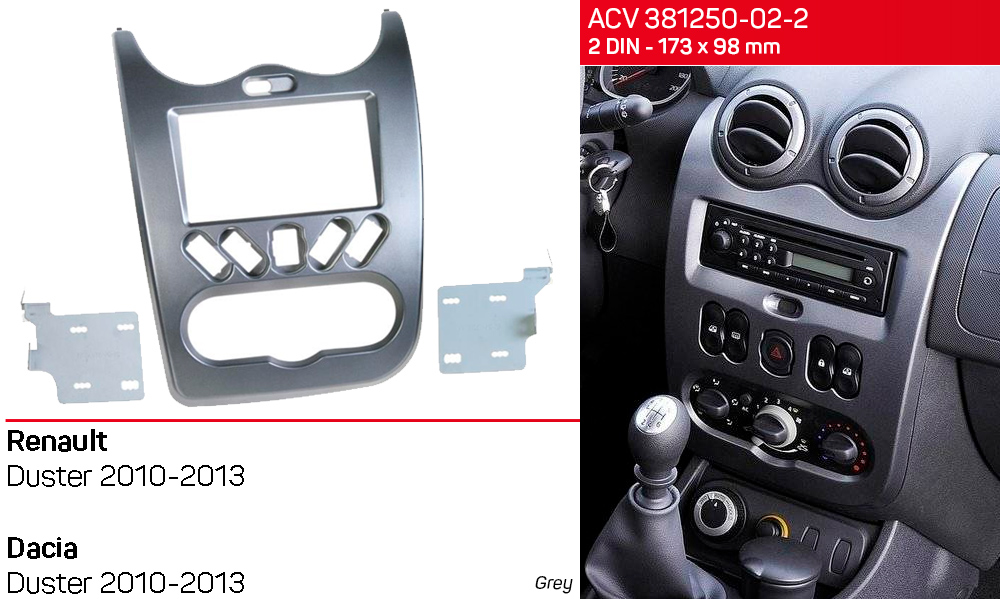 Переходная рамка Renault Duster ACV 381250-02-2