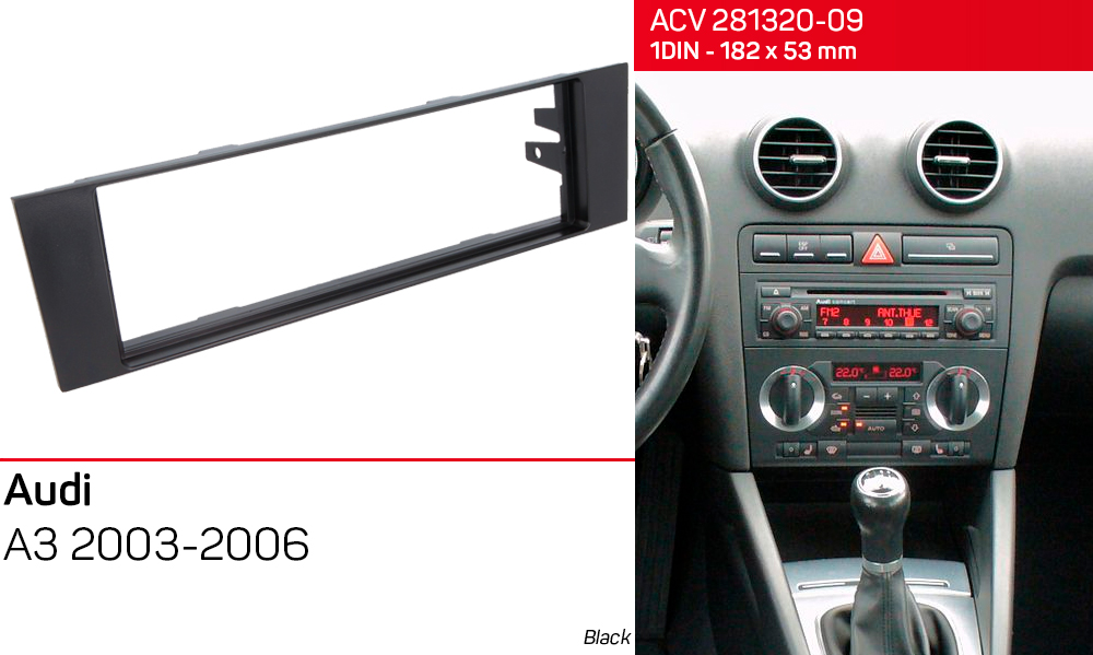 Перехідна рамка Audi A3 ACV 281320-09