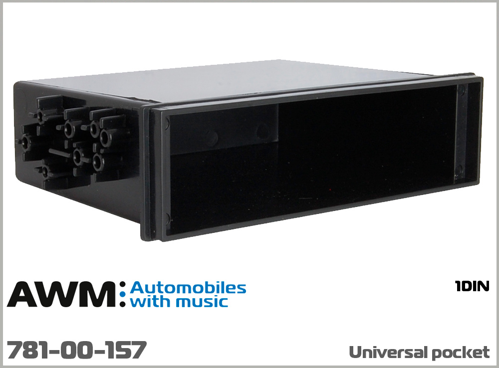 Универсальный карман 1 DIN AWM 781-00-157