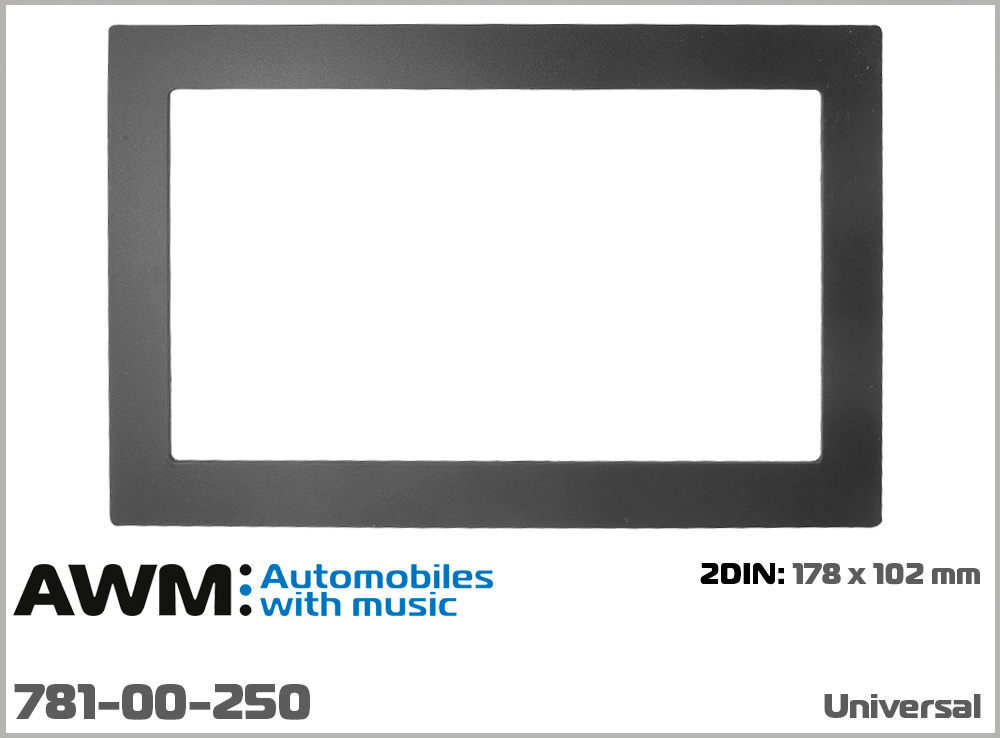 Рамка декоративна універсальна 2 DIN AWM 781-00-250