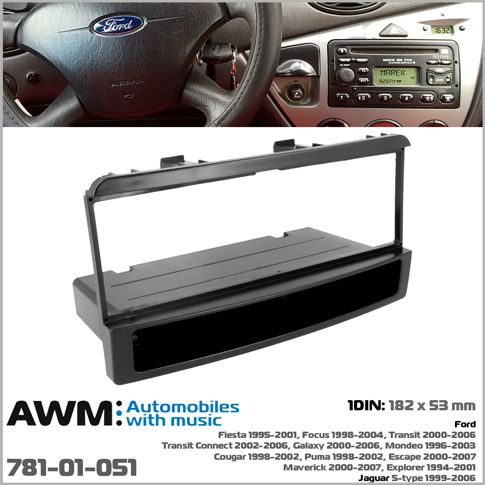 Перехідна рамка Ford Transit, Fiesta, Focus, Galaxy, Mondeo, Jaguar S-Type AWM 781-01-051