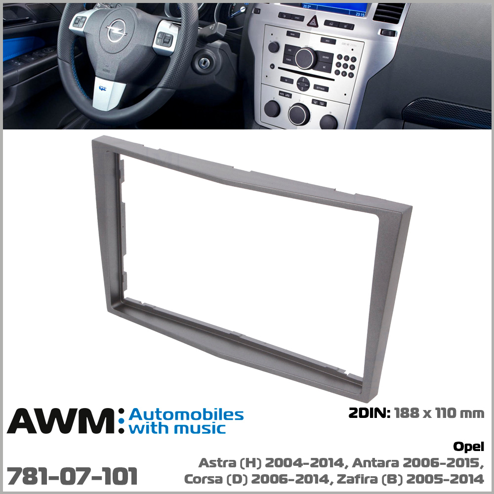 Переходная рамка Opel Astra, Antara, Corsa, Zafira AWM 781-07-101
