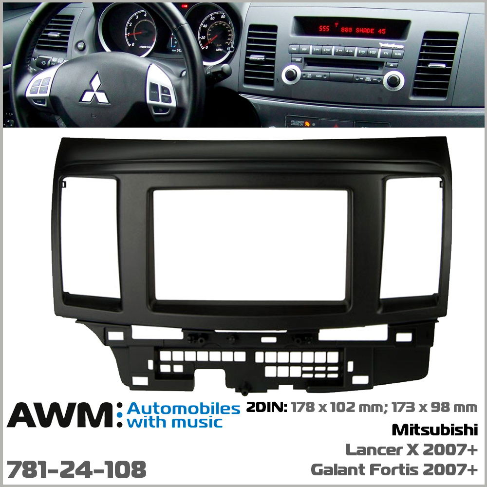 Переходная рамка Mitsubishi Lancer X AWM 781-24-108