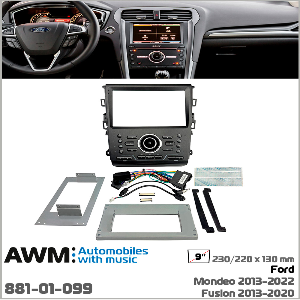 Переходная рамка Ford Mondeo, Fusion AWM 881-01-099