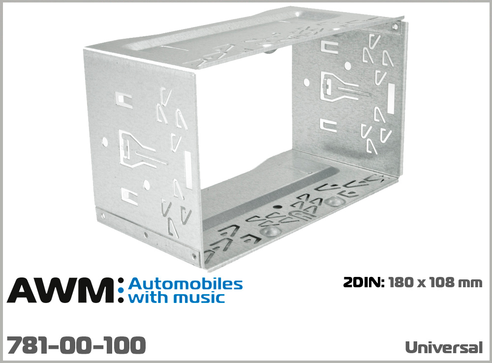 Универсальная шахта для крепления 2 DIN магнитол AWM 781-00-100