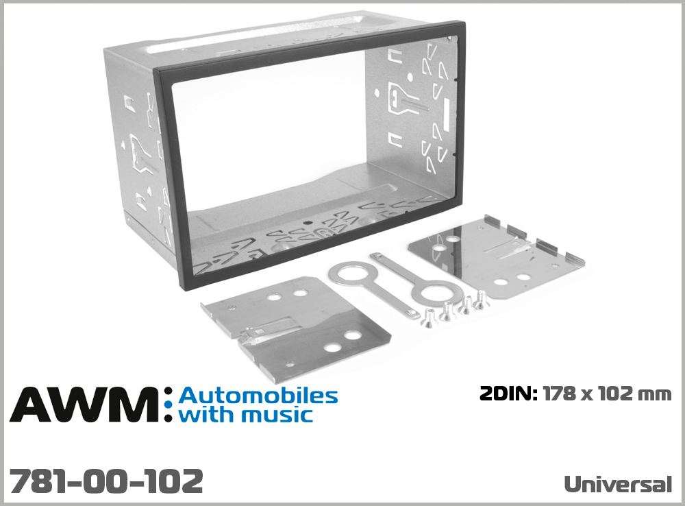 Универсальный набор для крепления 2 DIN магнитол AWM 781-00-102