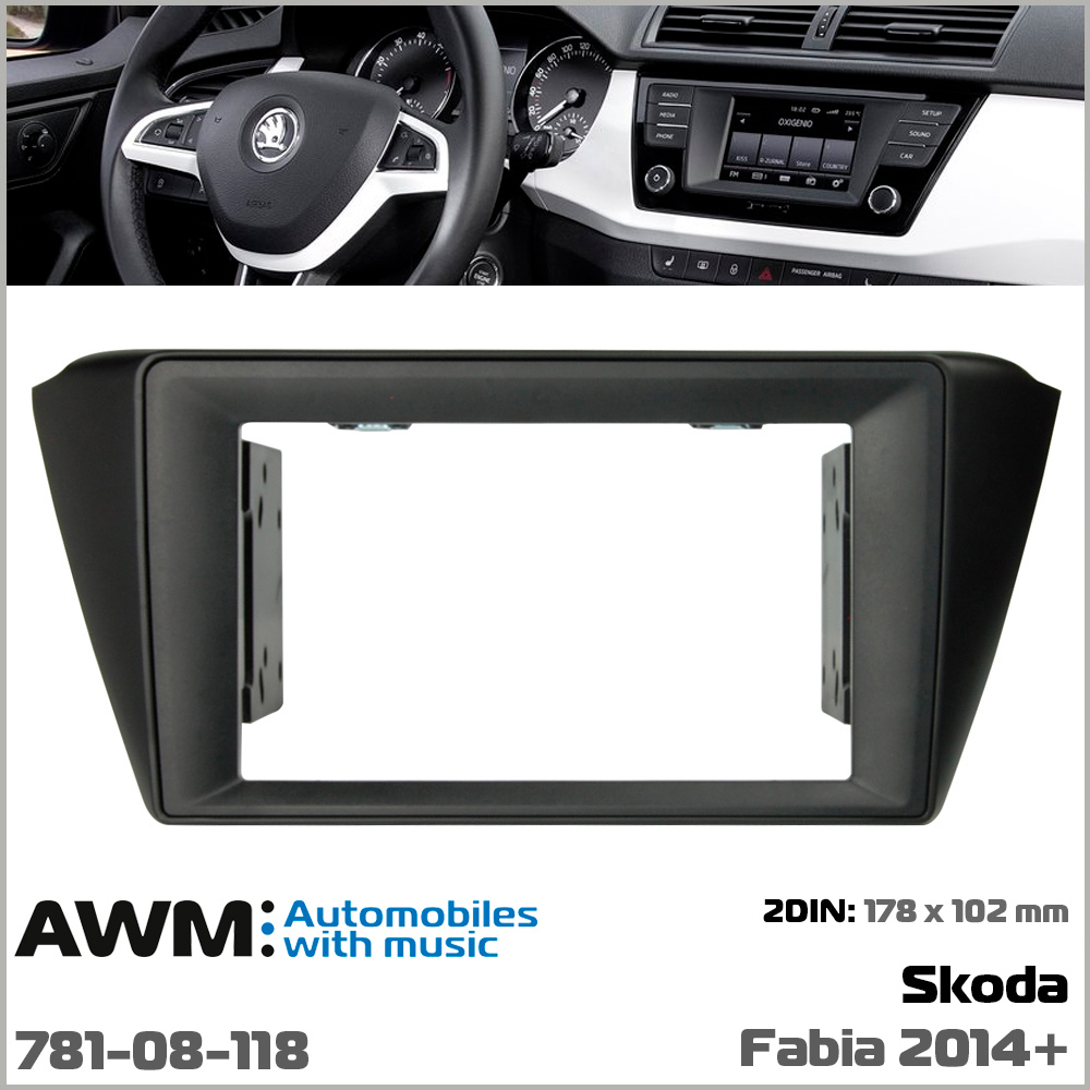Переходная рамка Skoda Fabia AWM 781-08-118