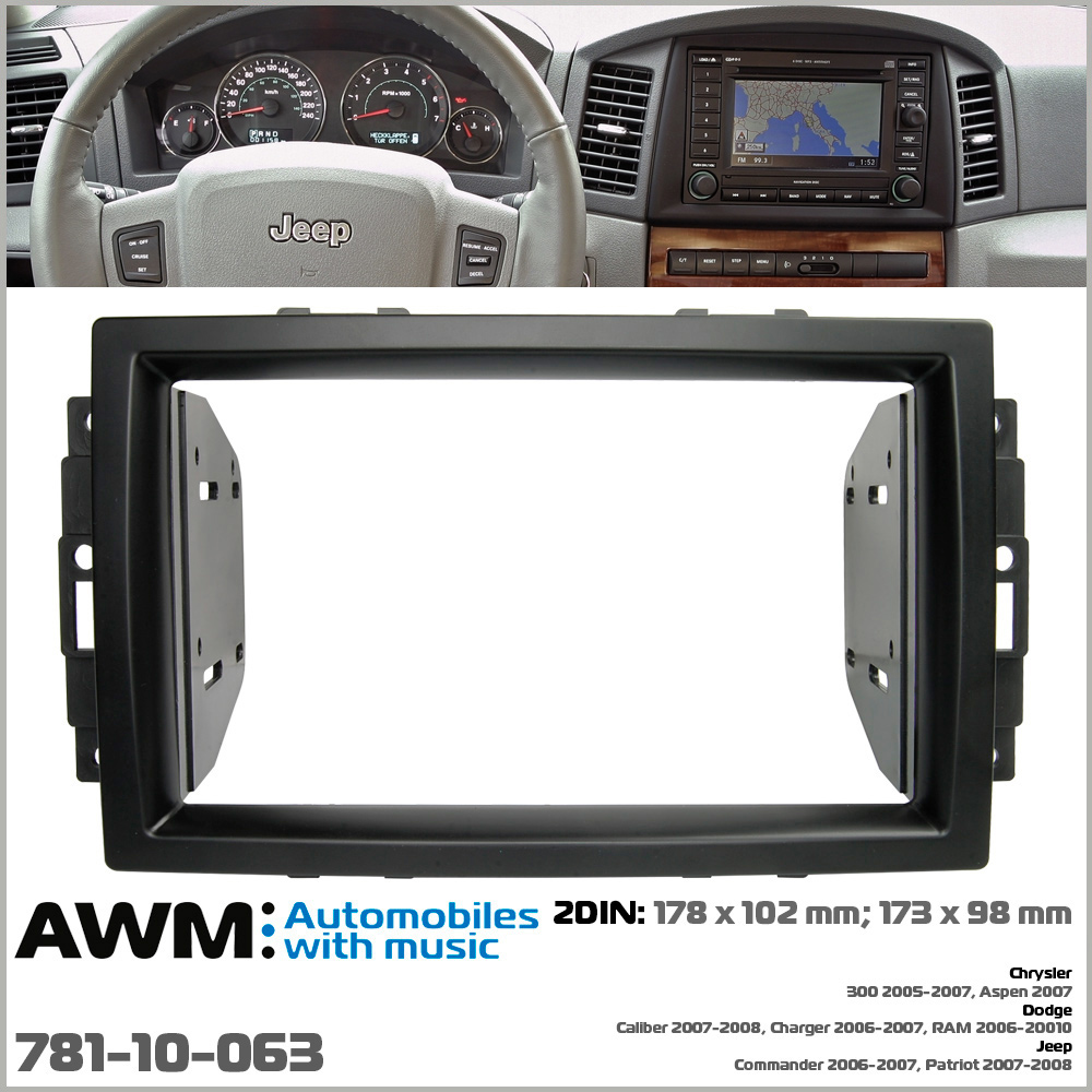 Перехідна рамка Chrysler, Dodge, Jeep AWM 781-10-063
