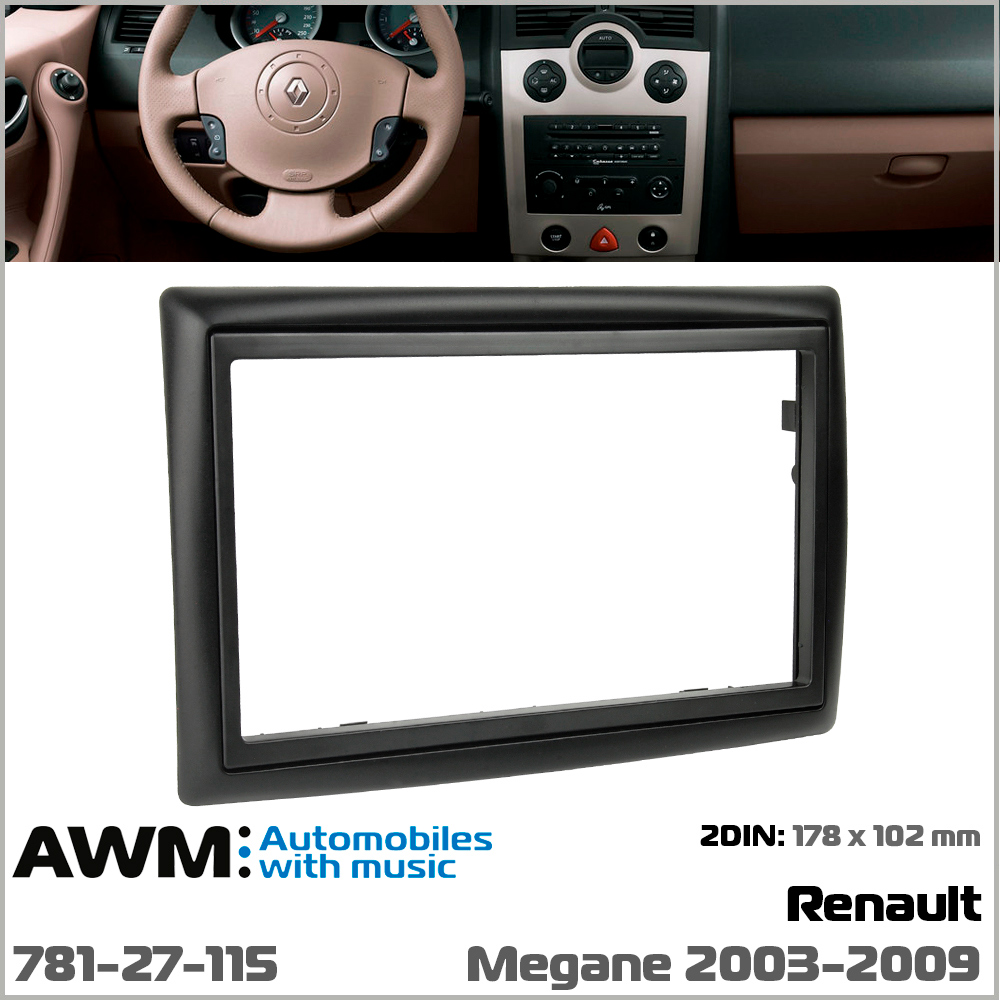 Перехідна рамка Renault Megane II AWM 781-27-115