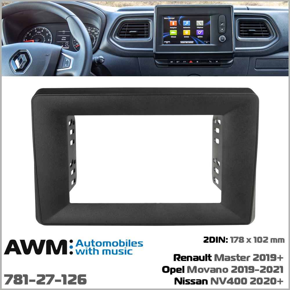 Переходная рамка Renault Master, Opel Movano, Nissan NV400 AWM 781-27-126