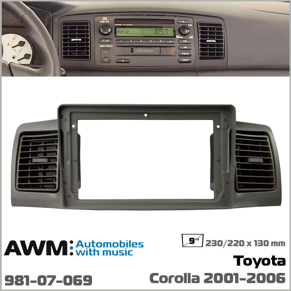 Перехідна рамка Toyota Corolla AWM 981-07-069