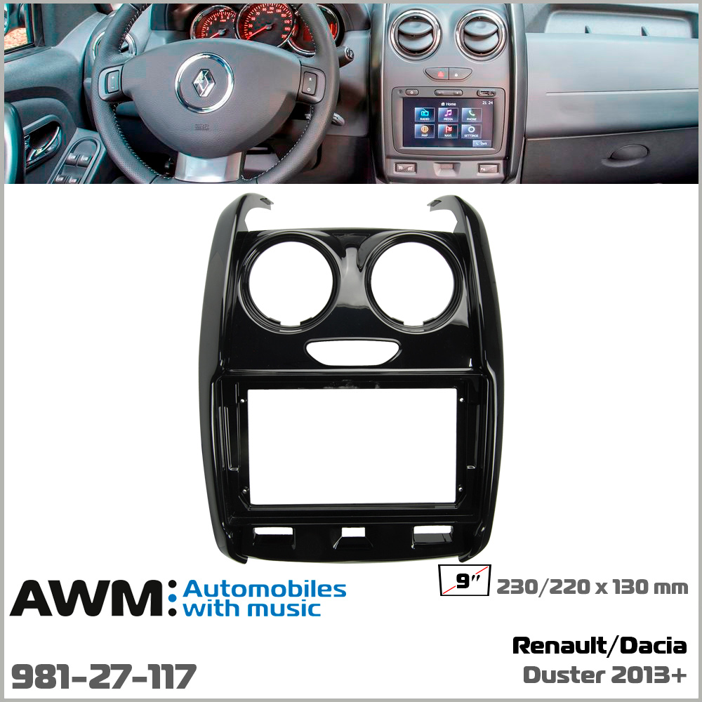 Переходная рамка Renault Duster, Dacia Duster AWM 981-27-117