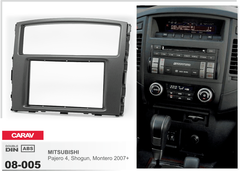 Переходная рамка Mitsubishi Pajero Carav 08-005