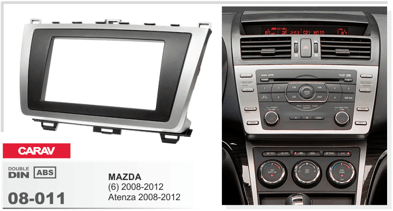 Перехідна рамка Mazda 6 Carav 08-011