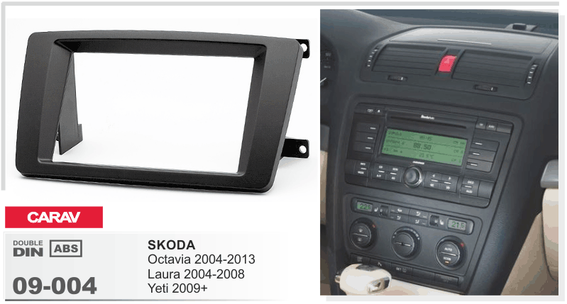 Перехідна рамка Skoda Octavia, Yeti Carav 09-004
