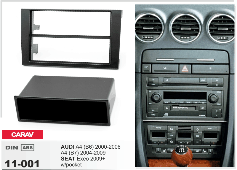 Перехідна рамка Audi A4 Carav 11-001