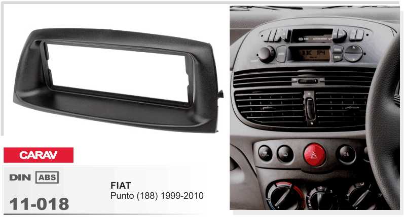 Перехідна рамка Fiat Punto Carav 11-018