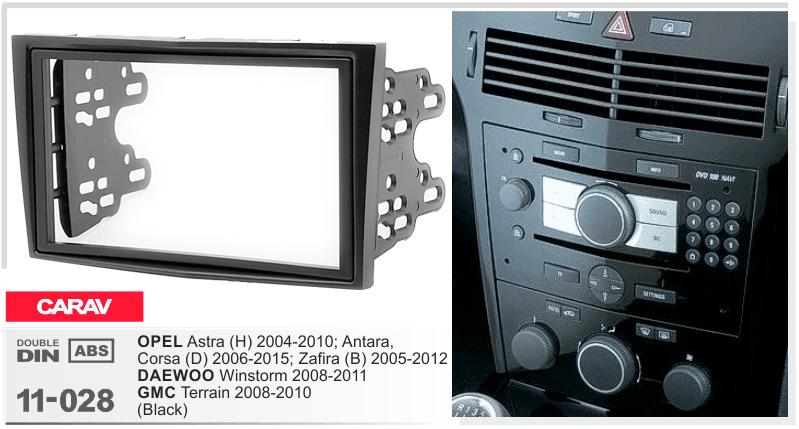 Перехідна рамка Opel Astra, Antara, Corsa, Zafira Carav 11-028