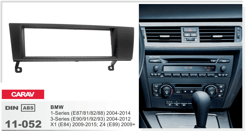Переходная рамка BMW 1 Series, 3 Series, X1, Z4 Carav 11-052