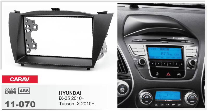 Перехідна рамка Hyundai ix35, Tucson Carav 11-070