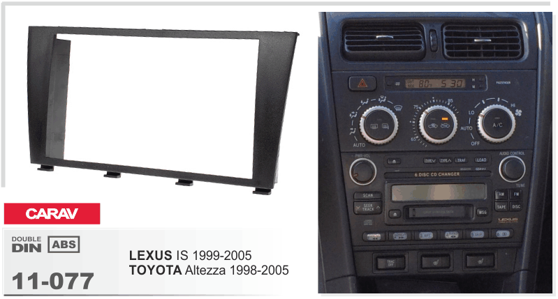 Перехідна рамка Lexus IS Carav 11-077