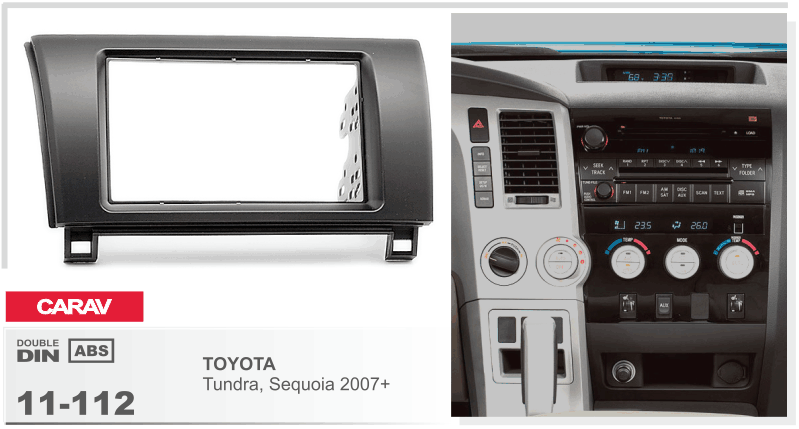 Перехідна рамка Toyota Tundra, Sequoia Carav 11-112