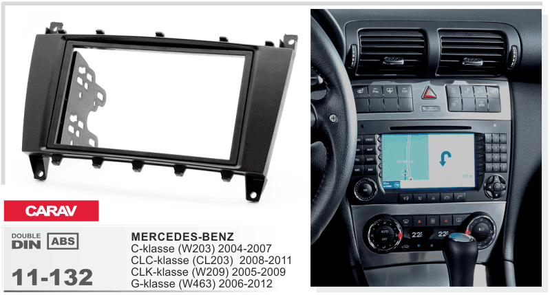 Переходная рамка Mercedes W203, CL203, W209, W463 Carav 11-132
