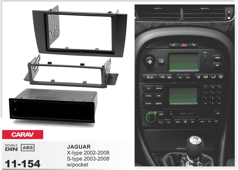 Перехідна рамка Jaguar X-Type, S-Type Carav 11-154