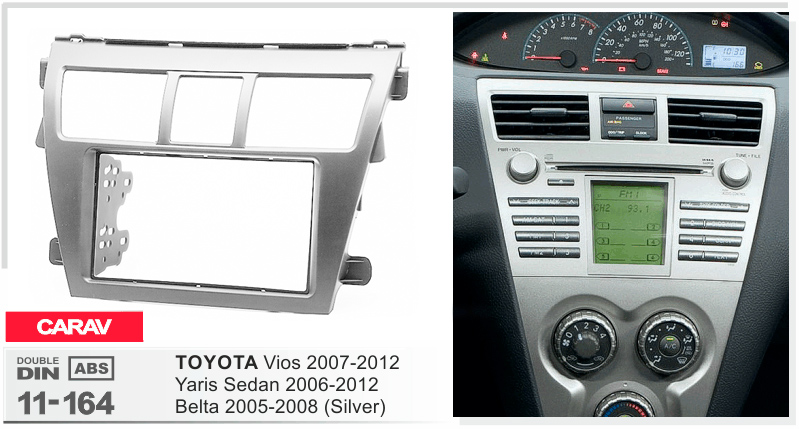 Перехідна рамка Toyota Yaris Carav 11-164