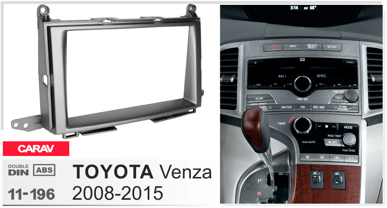 Перехідна рамка Toyota Venza Carav 11-196