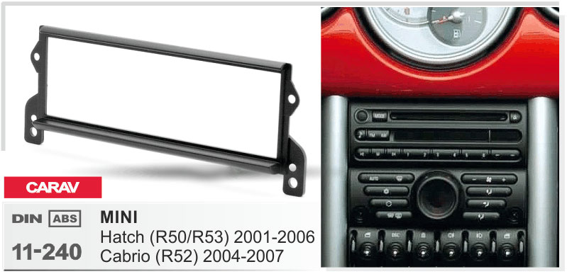 Перехідна рамка Mini Hatch (R50/R53), Cabrio (R52) Carav 11-240