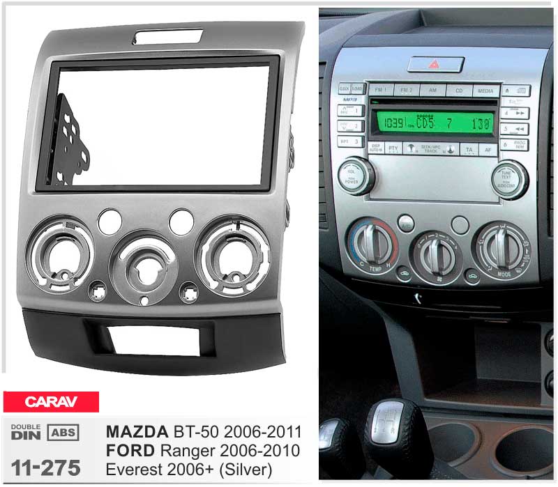 Перехідна рамка Ford Ranger, Everest, Mazda BT-50 Carav 11-275