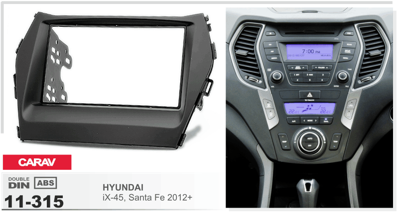 Перехідна рамка Hyundai Santa Fe Carav 11-315