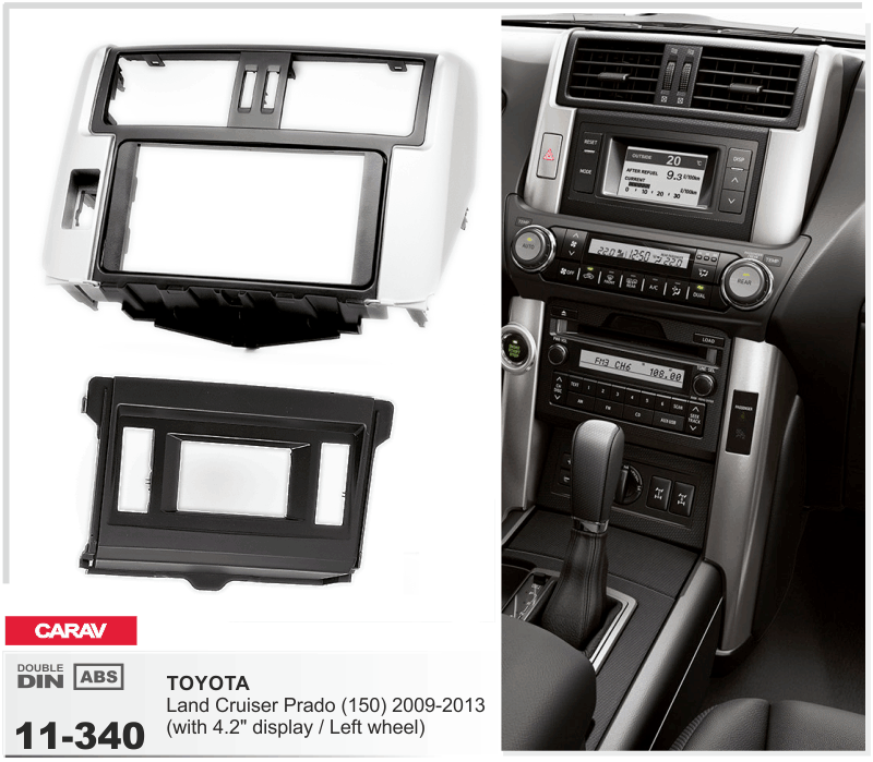 Перехідна рамка Toyota Cruiser Prado 150 Carav 11-340