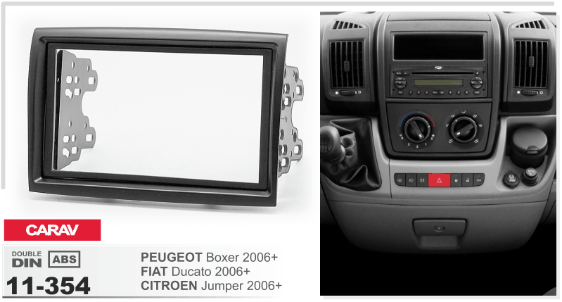 Перехідна рамка Peugeot Boxer Carav 11-354