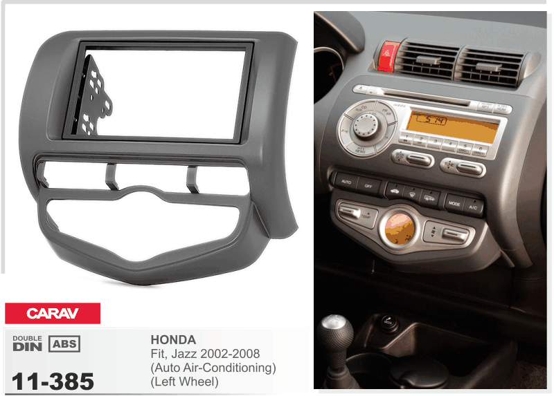 Переходная рамка Honda Fit, Jazz Carav 11-385