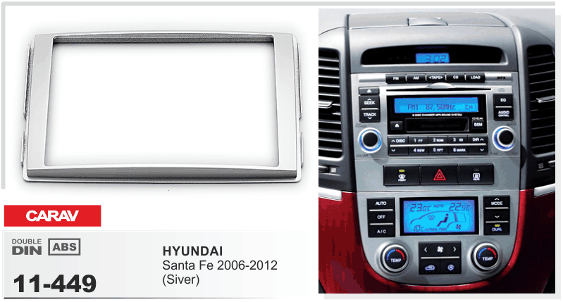 Перехідна рамка Hyundai Santa Fe Carav 11-449