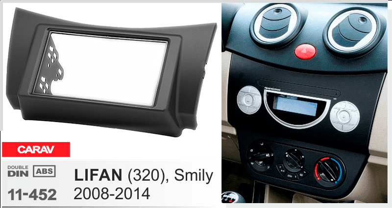 Перехідна рамка Lifan 320 (Smily) Carav 11-452