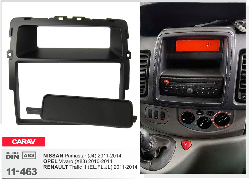Перехідна рамка Renault Trafic Carav 11-463