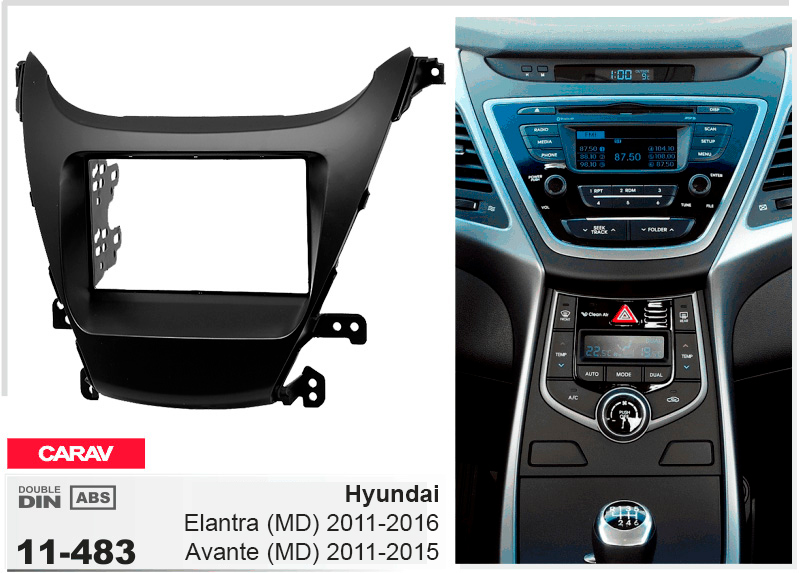 Перехідна рамка Hyundai Elantra, Avante Carav 11-483
