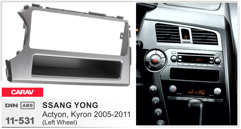 Перехідна рамка SsangYong Actyon, Kyron Carav 11-531