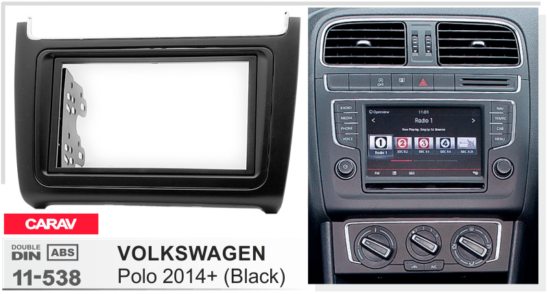 Переходная рамка Volkswagen Polo Carav 11-538