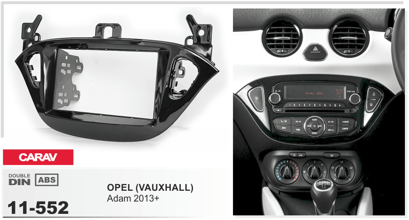 Переходная рамка Opel Adam, Corsa E Carav 11-552
