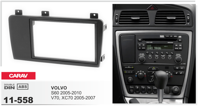 Перехідна рамка Volvo S60, V70, XC70 Carav 11-558