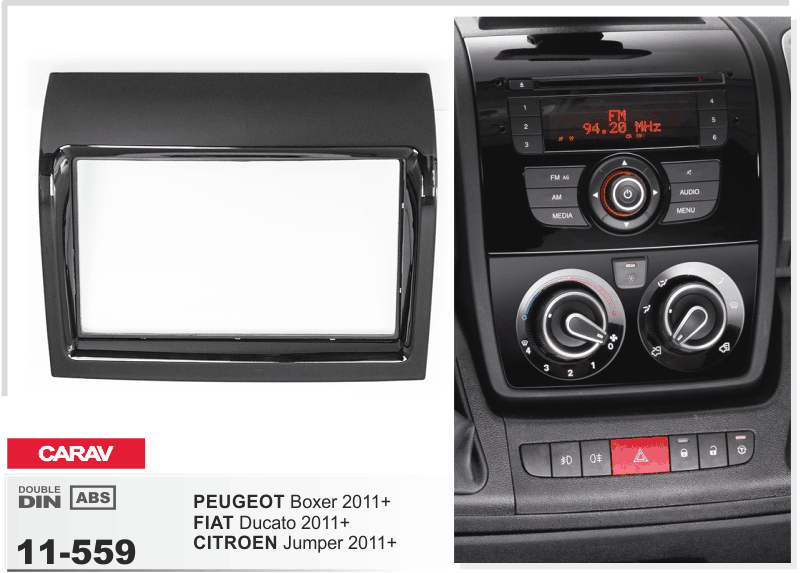 Перехідна рамка Peugeot Boxer Carav 11-559