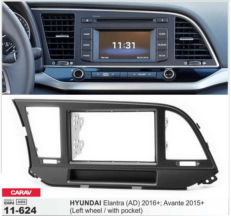 Перехідна рамка Hyundai Elantra, Avante Carav 11-624