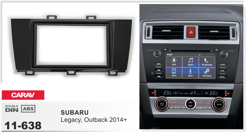 Переходная рамка Subaru Legacy, Outback Carav 11-638